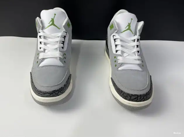 Bmlin Shoes Air Jordan 136064-006 3 Retro Chlorophyll 0602